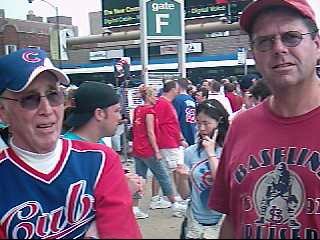 Cub and Cardinal Fans