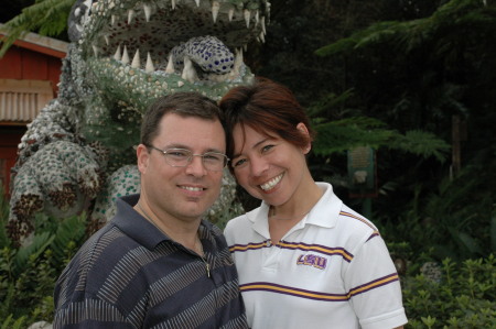 Jim and Laura Balentine at Animal Kingdom