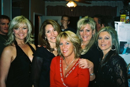 Christmas Party w/friends (2nd from left)