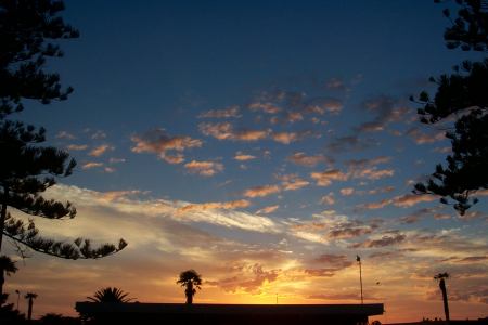 Sunset in Napier, NZ