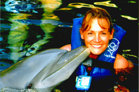 Tina and dolphin
