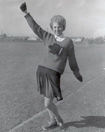 Carol, Cheerleader at Dale Jr.  1962