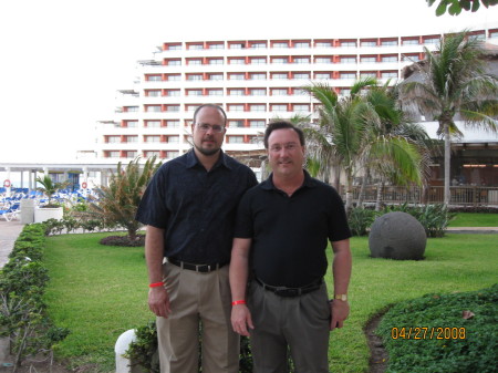 Me and John in Cancun, April 2008