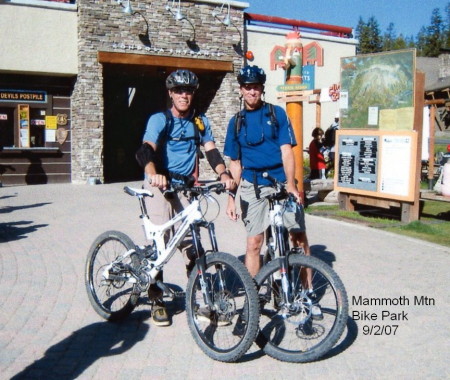 Don and Garry ready to hit the mountain