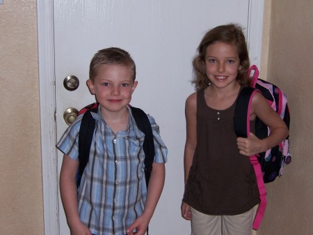 The Kids First Day of School 2007