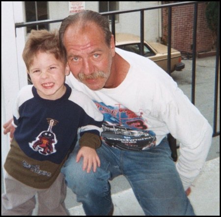 My husband and grandson