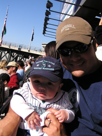 First father/son Mariners game