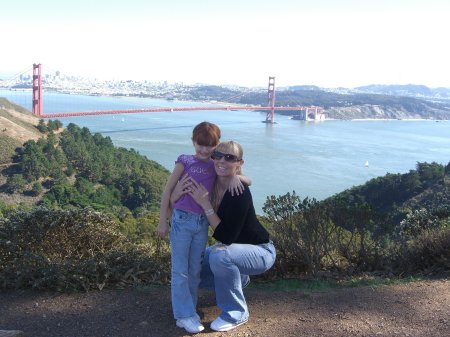 Mommy and Makenzie in San Francisco
