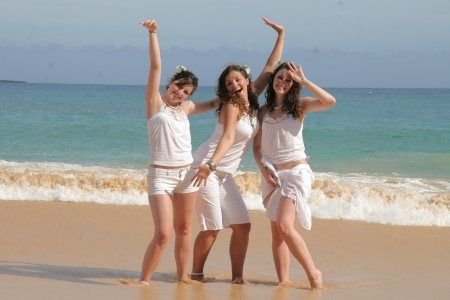 The Beeson Babes on the Beach