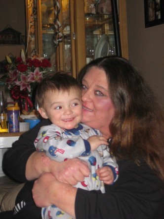 my grandson Dylan & me