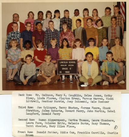 6th grade 1968