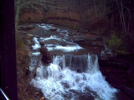 Waterfall down the street...calming...