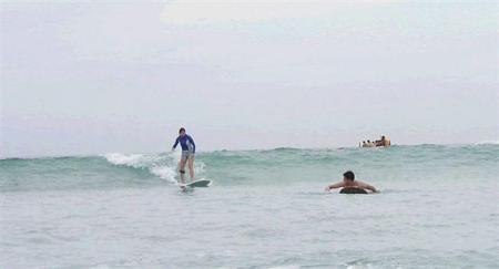 surfing