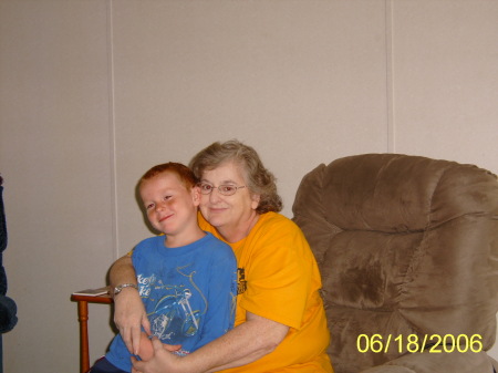 my grandson Steven Wayne is really a gramma's boy.