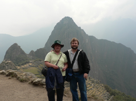 At Machu Pichu
