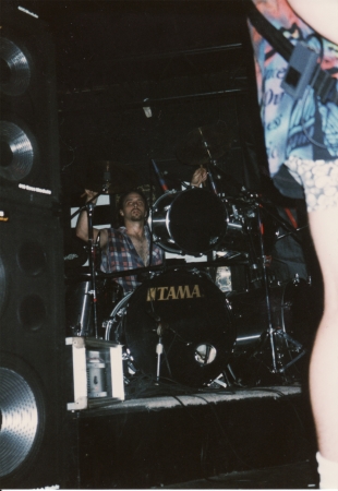 Chad on Drums