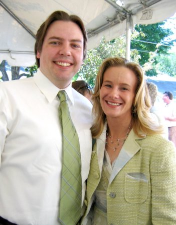 Carlos & I at friends' wedding 2005