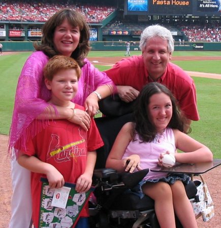 Family at Busch Stadium