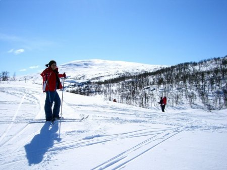 Crazy Texan learning to ski in Norway!