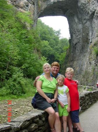 Troys Family at Natural Bridge Va