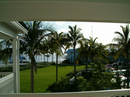 view of the resort from our balcony