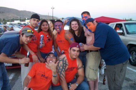 Ana & me with UTEP Fans