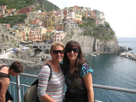 Deb & I in Cinque Terre, Italy