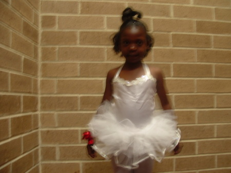 Granddaughter Nia at dance recital