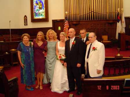MY  OLDEST SONS WEDDING,IN CAPE MAY,WITH  MY 3 CHILDREN