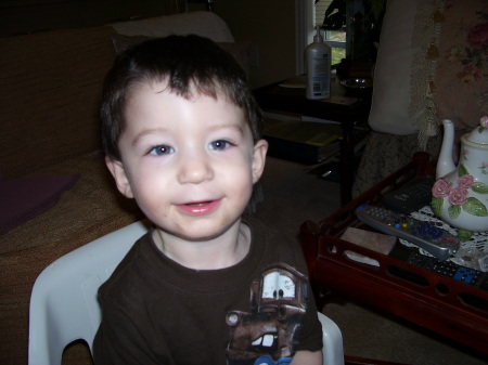 Eli  Chaffin our oldest grandson he is 2