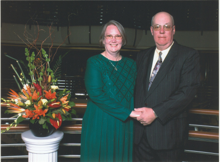 mom and dad on the Diamond Princess