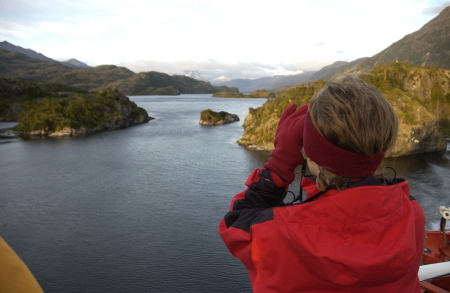 Ferrying through fiords of Patagonia, Chile - 2005