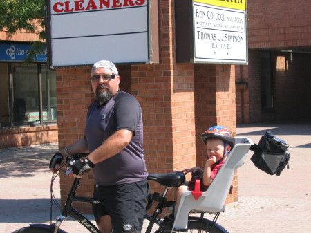 A bike ride with my grandson, Alec