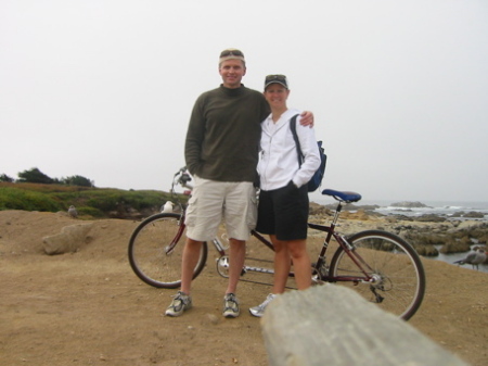 Heather and me on the road to Carmel (2005).