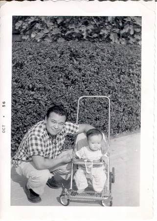 Ray Chong with Father 1956