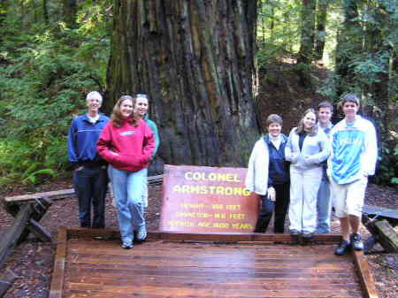 Armstong Redwoods with the Howards