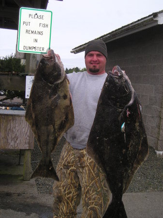 halibut fishing off the Oregon coast