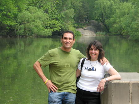 with my husband, May 2007