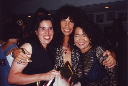 celia with steven tyler and trish