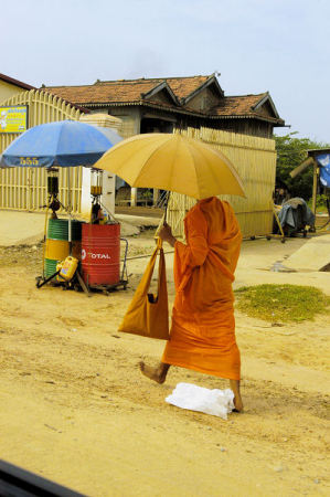 Monk in Phnom Penh