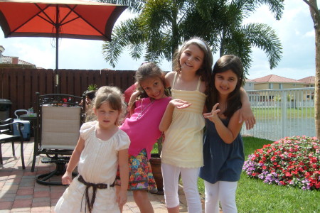 Samantha ( my baby ) with cousins