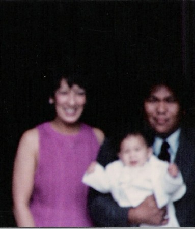 Paul & Arlene & son Mel 1984