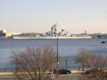 The battleship New Jersey