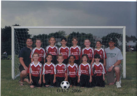 Lisa's soccer team