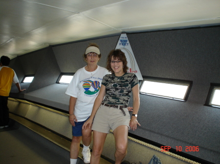 My Mom and me at the St Louis Arch