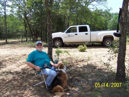 Jerry and Dog at Ranch