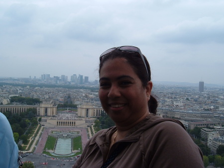 At the top of the Eifel Tower - Paris