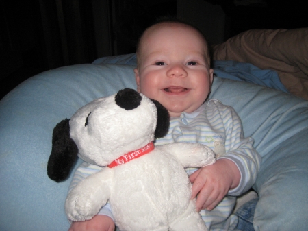 Ben and his Snoopy