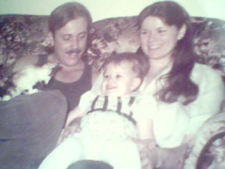 Rich & I and our daughter 1984