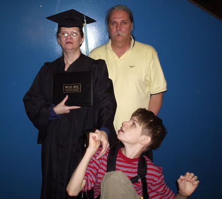 College graduation #1 Business Mgmt degree 2004